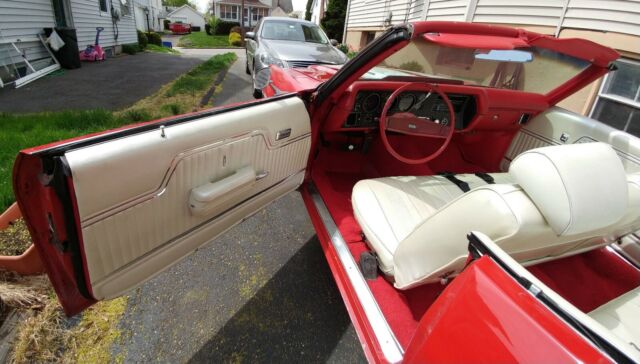 1970 Red Chevrolet Chevelle Convertible