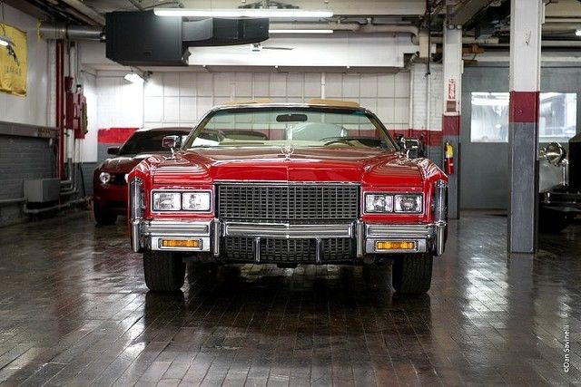 1976 Red Cadillac Eldorado Convertible