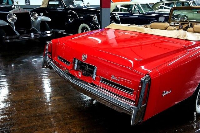 1976 Red Cadillac Eldorado Convertible