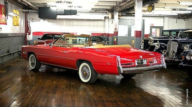 1976 Red Cadillac Eldorado Convertible