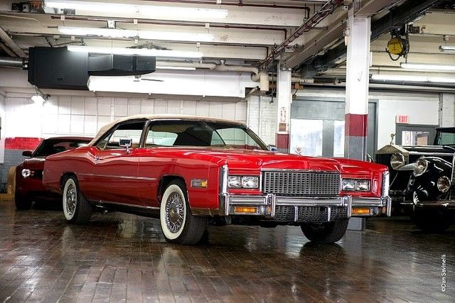 1976 Red Cadillac Eldorado Convertible