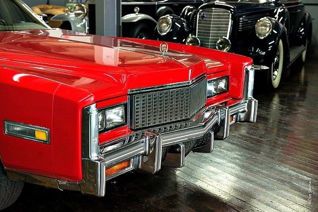 1976 Red Cadillac Eldorado Convertible