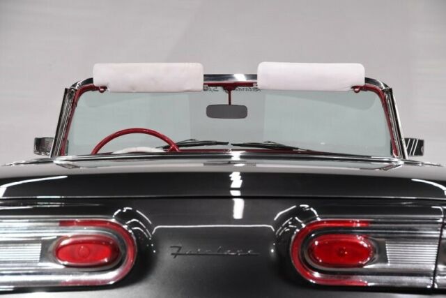 1958 Burgundy Ford Fairlane Convertible