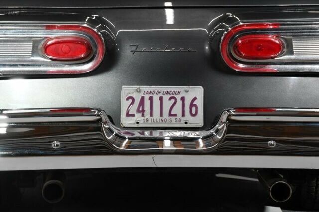 1958 Burgundy Ford Fairlane Convertible