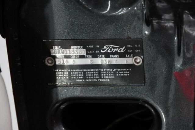 1958 Burgundy Ford Fairlane Convertible