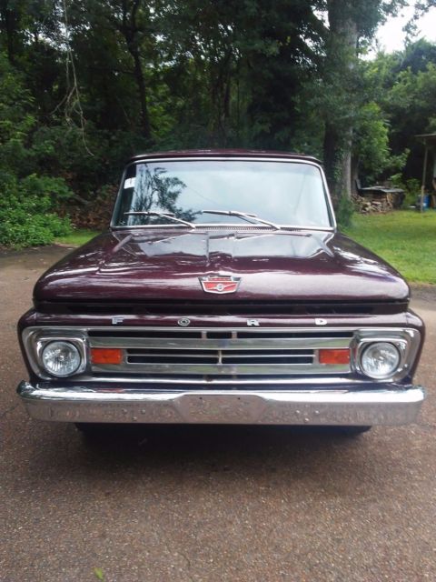 1962 Burgundy   GOLD FLAKE Ford F-100 STEPSIDE  PICKUP