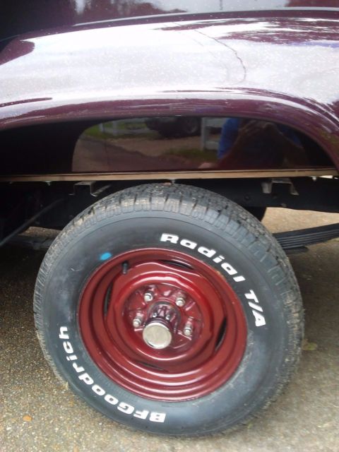 1962 Burgundy   GOLD FLAKE Ford F-100 STEPSIDE  PICKUP