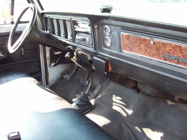 1979 Blue Ford F-250 Standard Cab Pickup