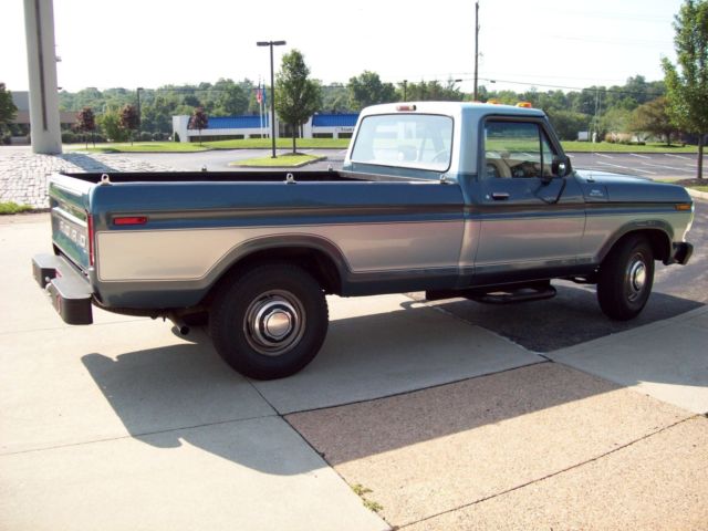 1979 Blue Ford F-250 Standard Cab Pickup