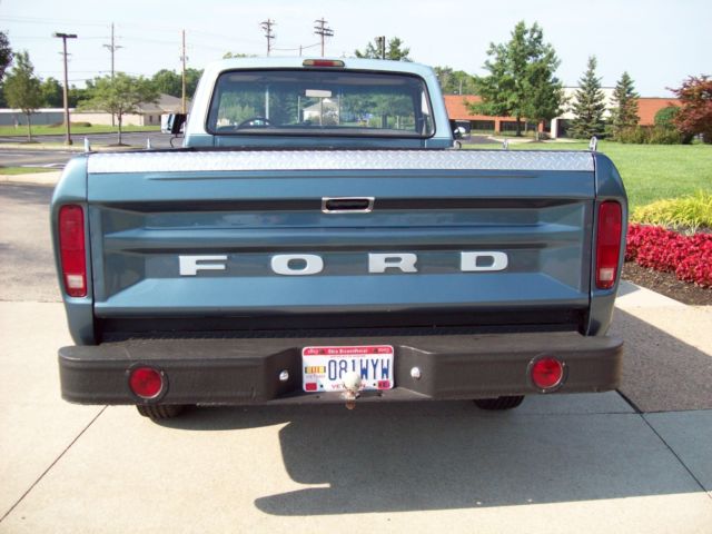 1979 Blue Ford F-250 Standard Cab Pickup