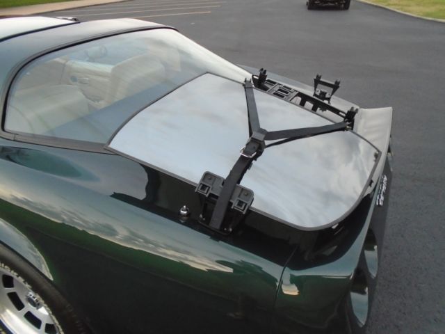 1980 Dark Green Metallic Chevrolet Corvette Coupe = T Tops