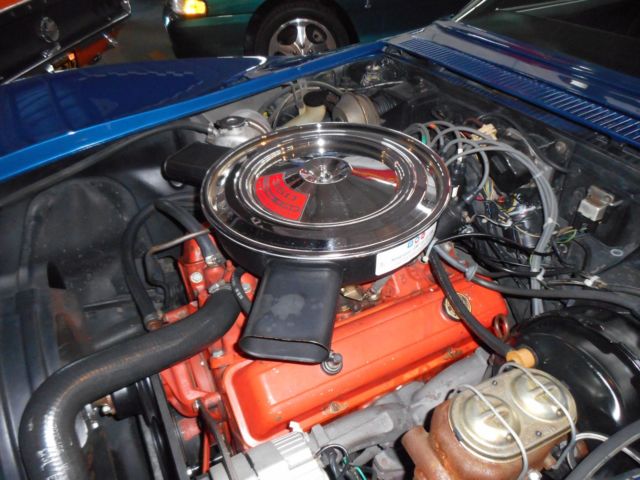 1971 Blue Chevrolet Corvette Convertible
