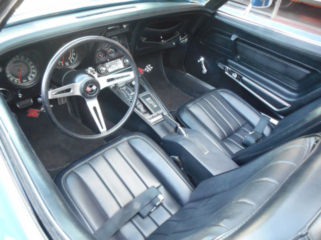 1971 Blue Chevrolet Corvette Convertible