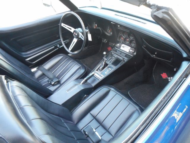 1971 Blue Chevrolet Corvette Convertible
