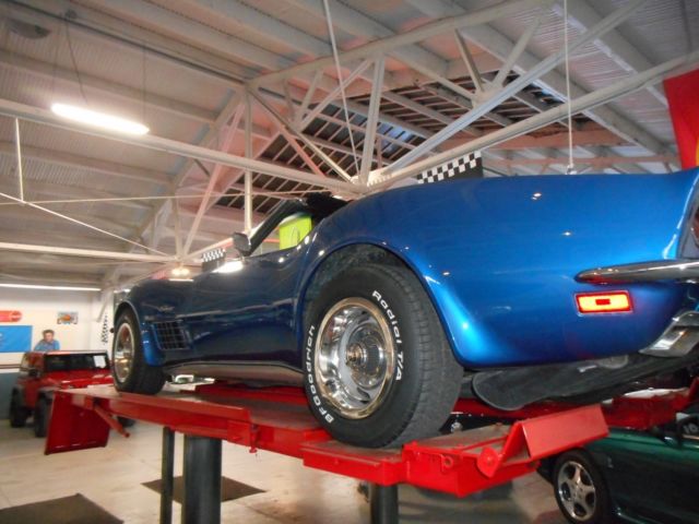 1971 Blue Chevrolet Corvette Convertible