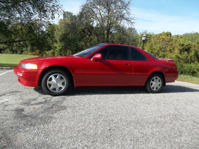 1992 Red Acura Legend Coupe
