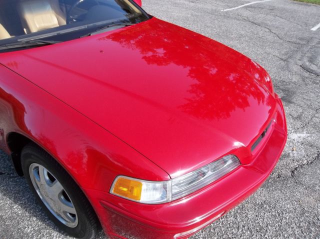 1992 Red Acura Legend Coupe