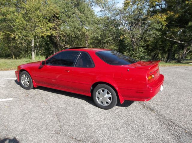1992 Red Acura Legend Coupe
