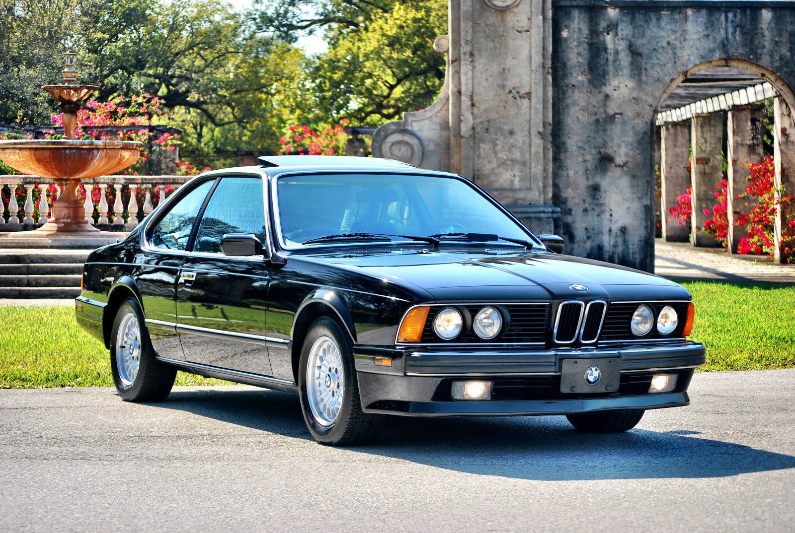 1989 Black BMW 6-Series Coupe