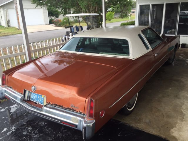 1973 Gold Cadillac Eldorado