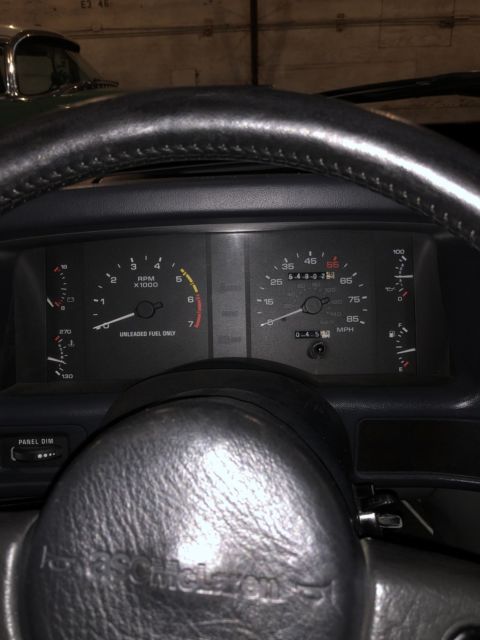 1988 White Ford Mustang Convertible