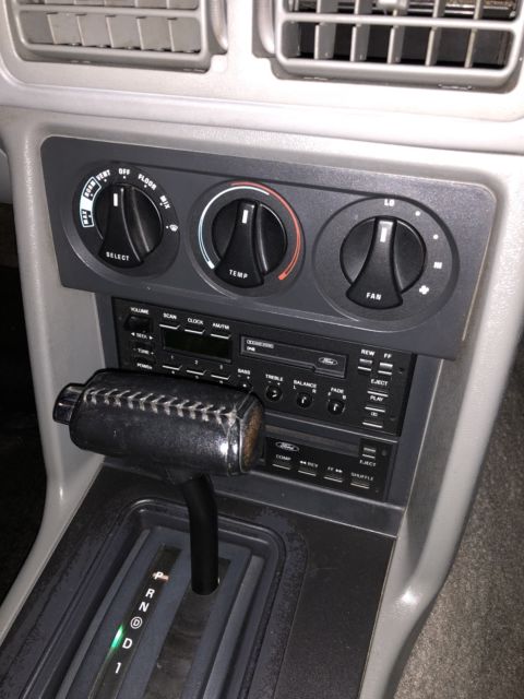 1988 White Ford Mustang Convertible