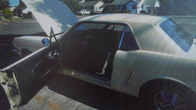 1965 Yellow Ford Mustang Coupe