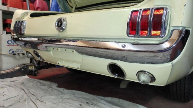 1965 Yellow Ford Mustang Coupe