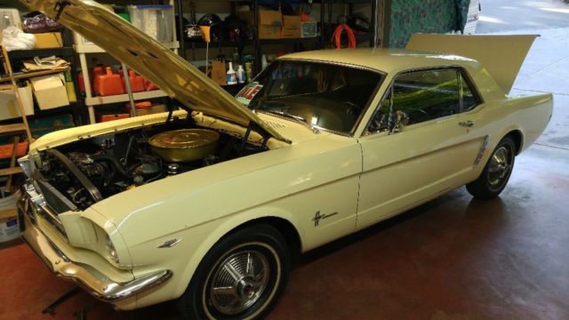 1965 Yellow Ford Mustang Coupe