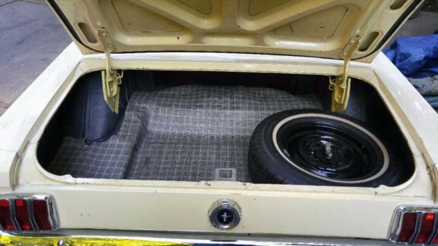 1965 Yellow Ford Mustang Coupe