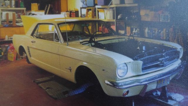 1965 Yellow Ford Mustang Coupe