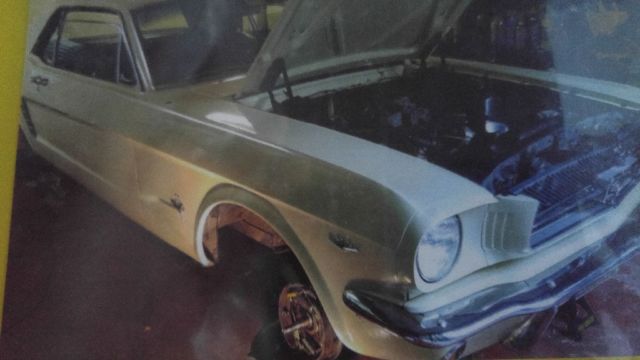 1965 Yellow Ford Mustang Coupe