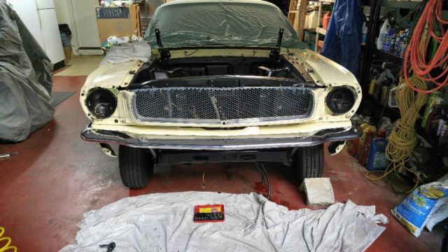 1965 Yellow Ford Mustang Coupe