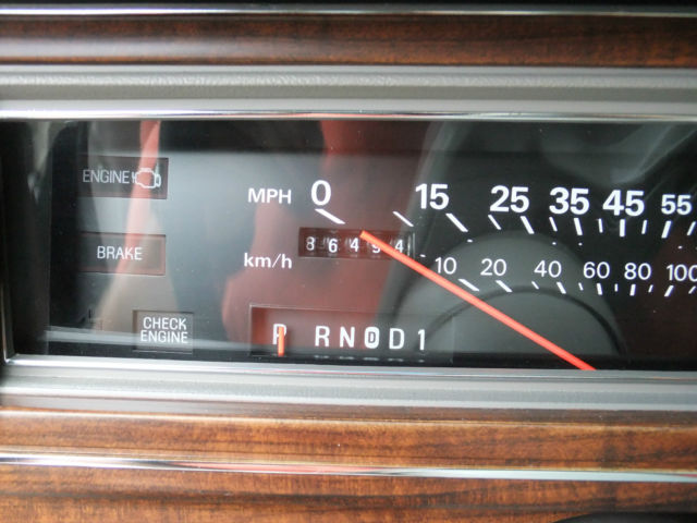 1989 Black Ford Crown Victoria