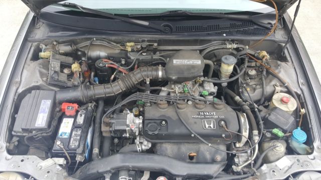 1990 Gray Honda Civic Sedan