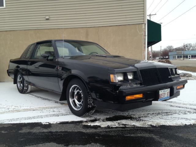 1987 Black Buick Grand National Coupe