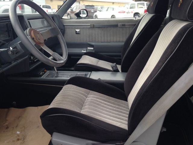 1987 Black Buick Grand National Coupe