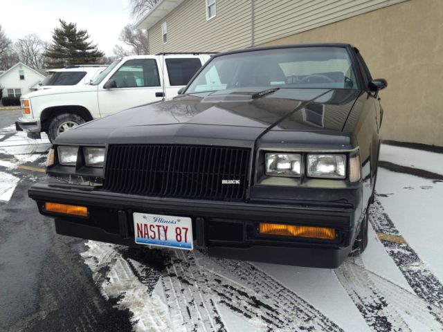1987 Black Buick Grand National Coupe