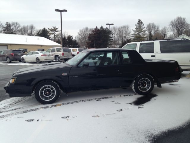 1987 Black Buick Grand National Coupe