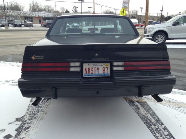 1987 Black Buick Grand National Coupe
