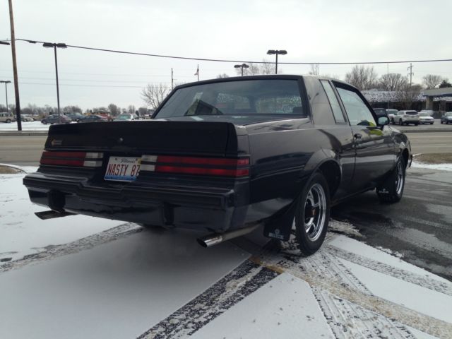 1987 Black Buick Grand National Coupe