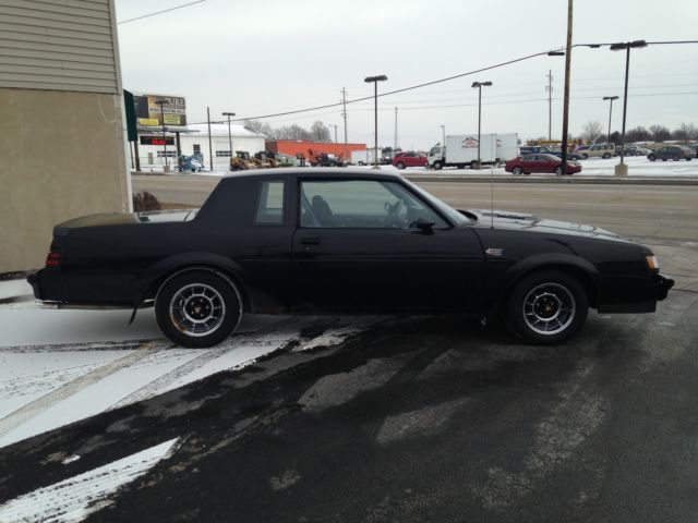 1987 Black Buick Grand National Coupe
