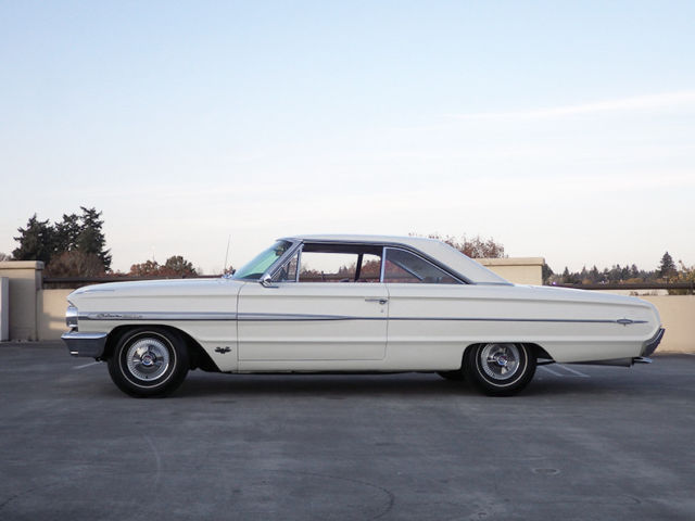 1964 White Ford Galaxie 2-door Hardtop