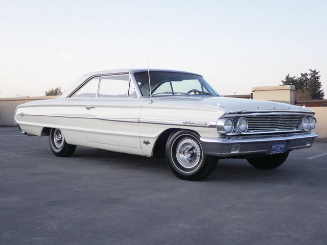 1964 White Ford Galaxie 2-door Hardtop