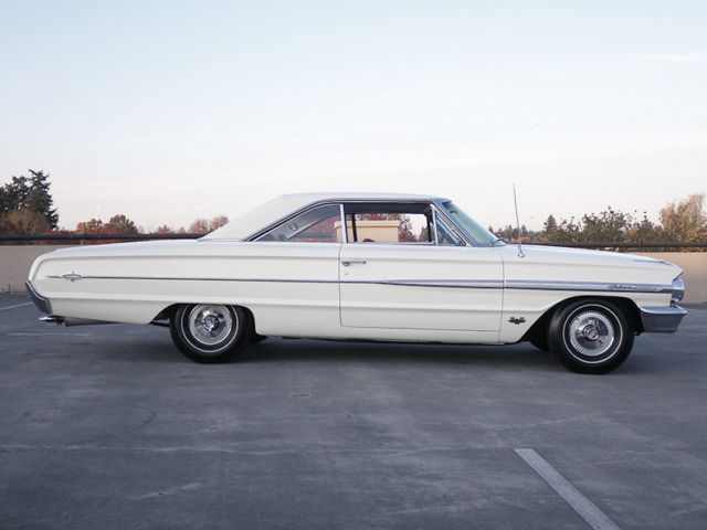 1964 White Ford Galaxie 2-door Hardtop