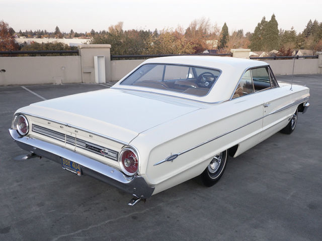 1964 White Ford Galaxie 2-door Hardtop