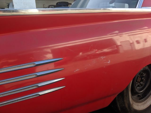 1961 Red Ford Thunderbird Coupe