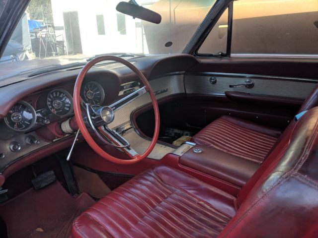 1961 Red Ford Thunderbird Coupe