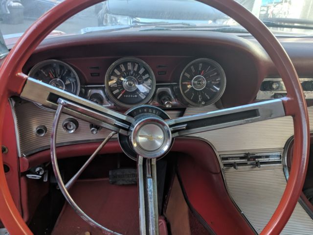 1961 Red Ford Thunderbird Coupe