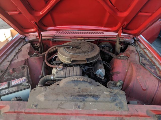1961 Red Ford Thunderbird Coupe